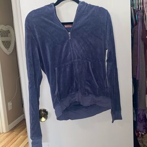 juicy couture blue zip up